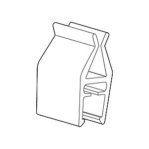 ŠTIPALJKA ZA PROMOTIVNU PORUKU ZA RAMOVE SERIJE 100, ZA MATERIJALE DEBLJINE 0.3-1MM