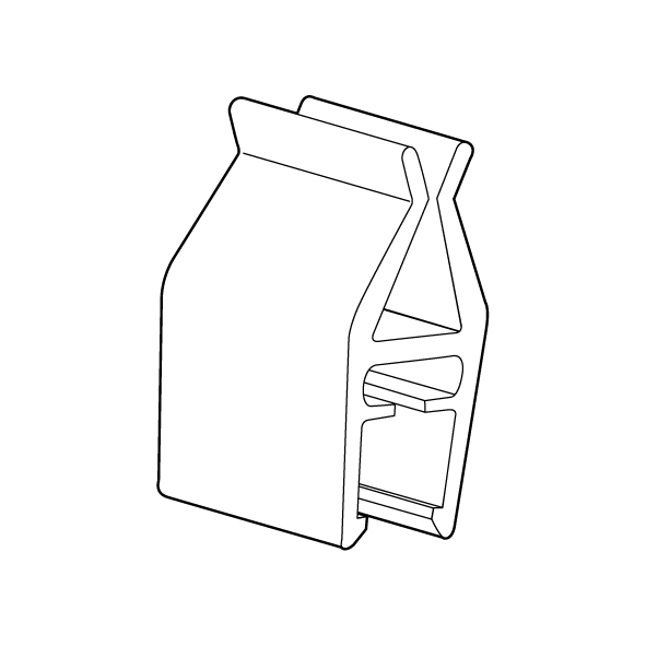 ŠTIPALJKA ZA PROMOTIVNU PORUKU ZA RAMOVE SERIJE 100, ZA MATERIJALE DEBLJINE 0.3-1MM