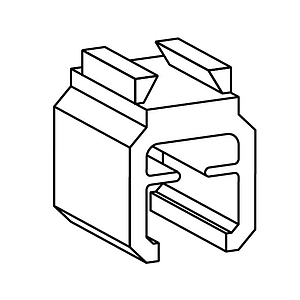 ADAPTER 90° ZA RAMOVE SERIJE 100, KOMPATIBILAN SA KLIK DODACIMA