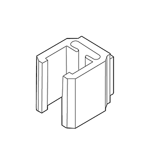 ADAPTER CLIP, 90 GRAD FÜR RAHMEN SERIE 2
