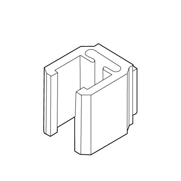ADAPTER CLIP, 90 GRAD FÜR RAHMEN SERIE 2