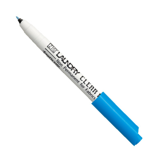 LAUNDRY CLEAR MARKER SA VRHOM DEBLJINE 0,7 MM, POLUPOSTOJAN, CVETLO PLAVI