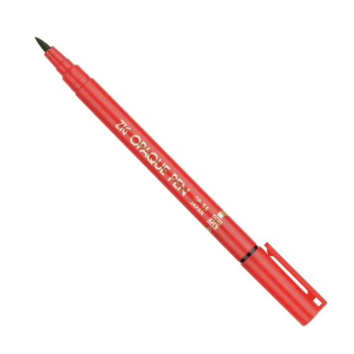 NEPROZIRNI MARKER SA GUMENOM ČETKICOM