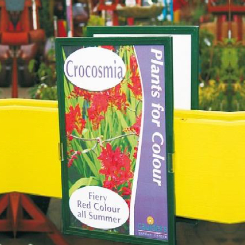 SHOWCARD FRAME FOR LAMINATED POSTERS, 216X303 MM, 4,5 MM PRINT THICKNESS, PORTRAIT