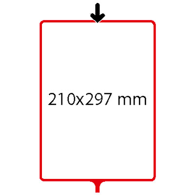 OSNOVNI RAM A4P SA INTEGRISANIM T-NASTAVKOM, POSTER DEBLJINE 2 MM