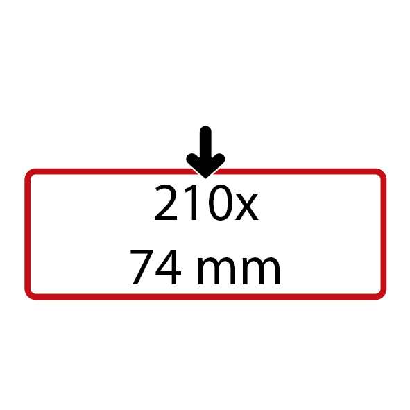 RAM ZA POSTER 210x74 MM, LANDSCAPE