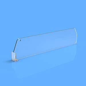 DIVAJDER 60X330 MM (VXD), SA TAČKOM FIKSIRANJA I "T" FRONTOM 20X24 MM
