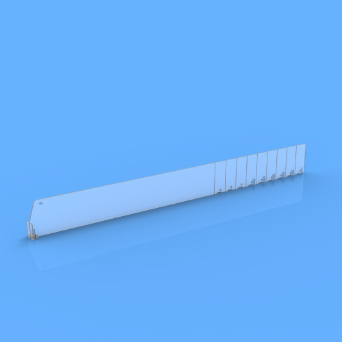 DIVAJDER 60X635 MM (VXD), SA MOGUĆNOŠĆU LOMLJENJ NA SVAKIH 25 MM I "T" FRONTOM 20X24 MM