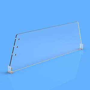 DIVAJDER 120X585 MM (VXD), SA DVE TAČKE FIKSIRANJA, SA "T" FRONTOM 20X24 MM NA OBE STRANE