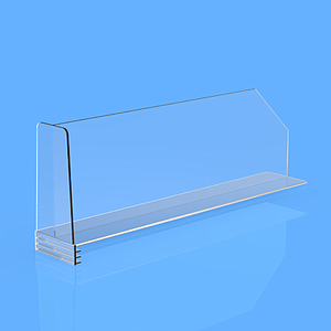 DIVAJDER 100X300 MM, SA "T" FRONTOM 54/41X100 MM, BEZ TAČAKA FIKSIRANJA