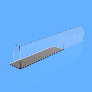 PET DIVAJDER 50X255 MM, SA "L" FRONTOM SA LEVE STRANE 20X50 MM, DVE TAČKE LOMLJENJA NA 155 ILI 205 MM I MAGNETNOM BAZOM