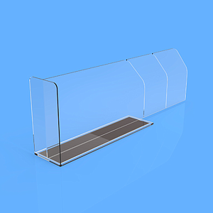 PET DIVAJDER 80X255 MM, SA "T" FRONTOM 35X50 MM, DVE TAČKE LOMLJENJA NA 155 ILI 205 MM I MAGNETNOM BAZOM