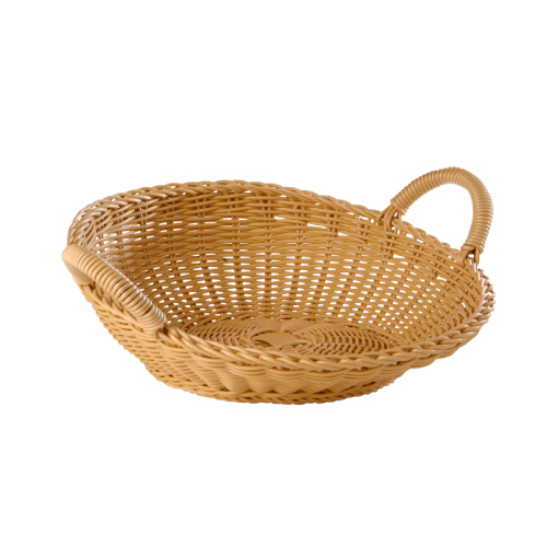 PLETENA KRUŽNA KORPA SA DVE RUČKE, 365X120 MM (DXH)