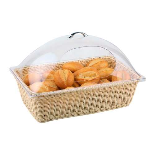 PLETENA PRAVOUGAONA KORPA OD PLASTIKE, VELIČINA OSNOVE: 530X325X155 MM (LXWXH)