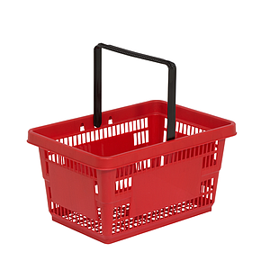 SHOPPINGBASKET WITH 2 HANDLES 22L