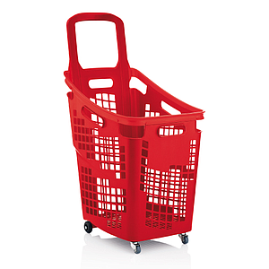 SHOPPING BASKET, 65 L, FOUR WHEELS