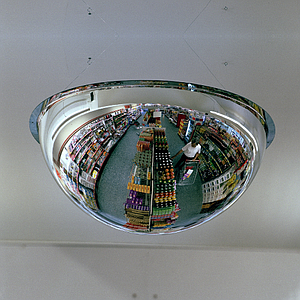 FÉLGÖMB 360° TÜKÖR, ÖNTAPADÓS RÖGZÍTÉSSEL, D=800 MM