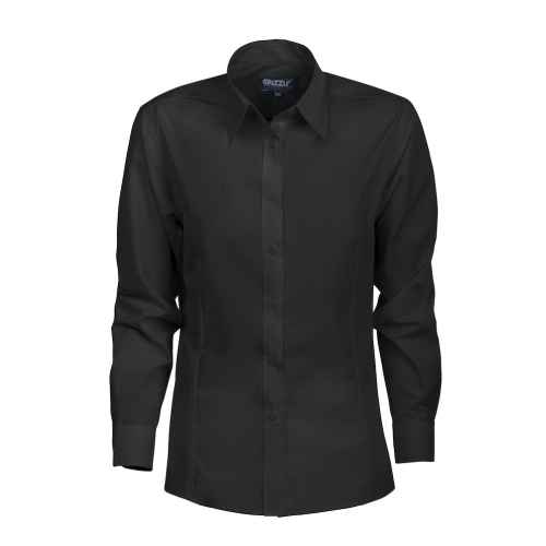 CLARK LADY'S SHIRT, LONG SLEEVE, 65% COTTON, 35% POLYESTER
