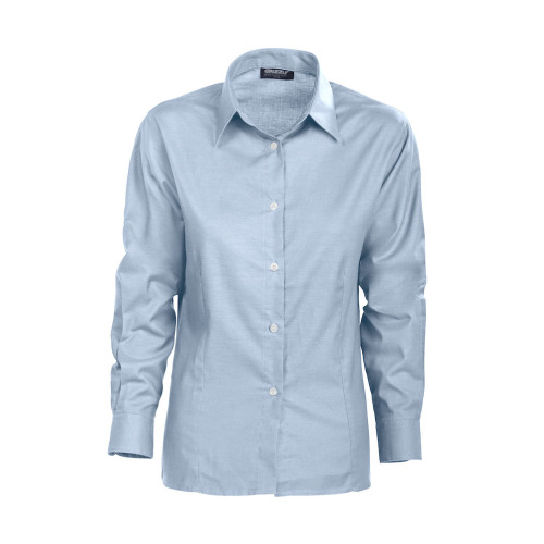 OXFORD LADY'S SHIRT, LONG SLEEVE, 70% COTTON, 30% POLYESTER