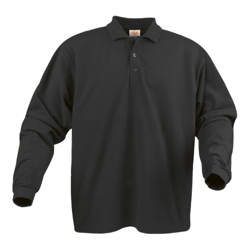 SURF LONG SLEEVE MEN'S POLO PIQUE, 100% COTTON