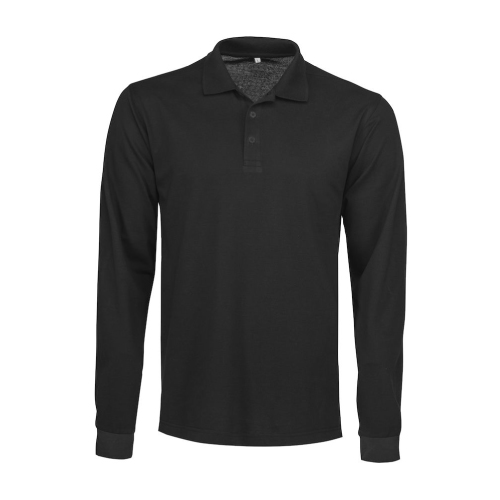 SURF RSX LONG SLEEVE MEN'S POLO PIQUE, 100% COTTON