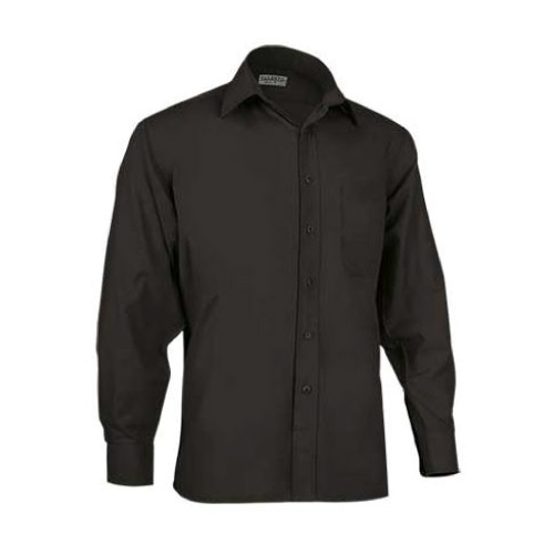 OPORTO MEN'S SHIRT LS, 65% POLYESTER, 35% COTTON