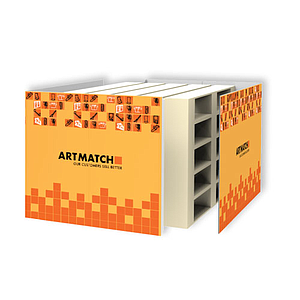 DISPLAY PALLET WRAP 1220x820x750 MM HEADER - CORRUGATED CARDBOARD 