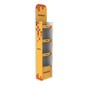 40 KG KARTON DISPLAY 280x195x1190+350 MM TOPPER
