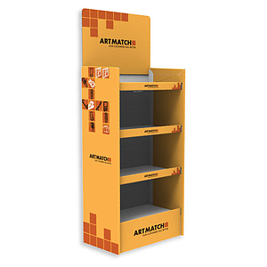 KARTON DISPLAY 600x400x1266+400 MM TOPPER - 100 KG