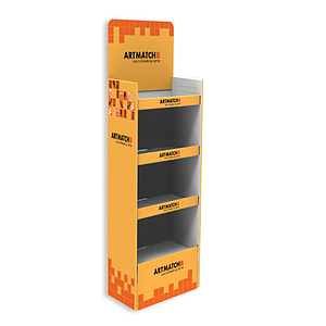60 KG KARTON DISPLAY 500x400x1190+350 MM TOPPER