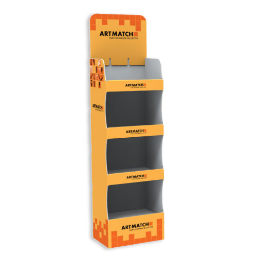 DISPLAY 305x405x1250+300 MM HEADER - CORRUGATED POLYPROPYLENE