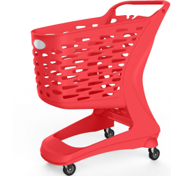 SHOPPING CART 80 L WITHOUT COIN LOCK