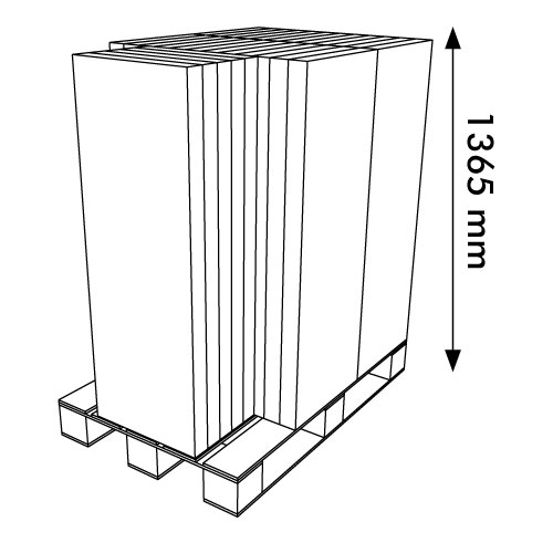 DISPLAY 300x420x1200+286 MM HEADER - PVC FOAM