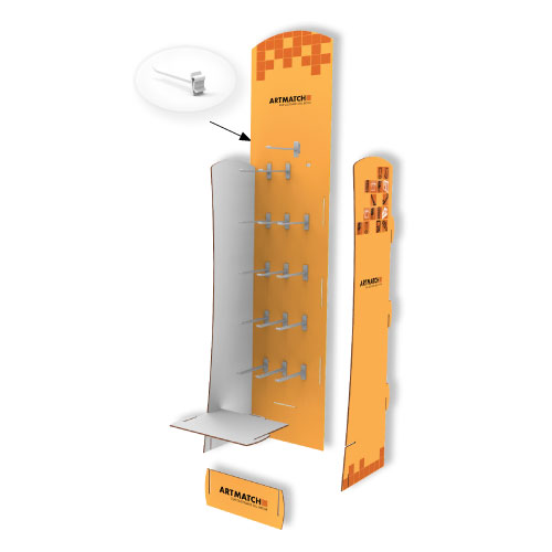 DISPLAY 340x360x1150+500 MM - HDF