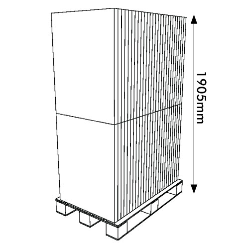 DISPLAY 850x450x400 MM - CORRUGATED CARDBOARD