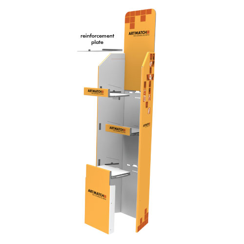 DISPLAY 290X230X1295+315 MM HEADER - CORRUGATED CARDBOARD