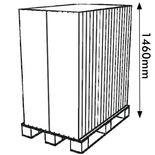 DISPLAY 290X230X1295+315 MM HEADER - CORRUGATED CARDBOARD