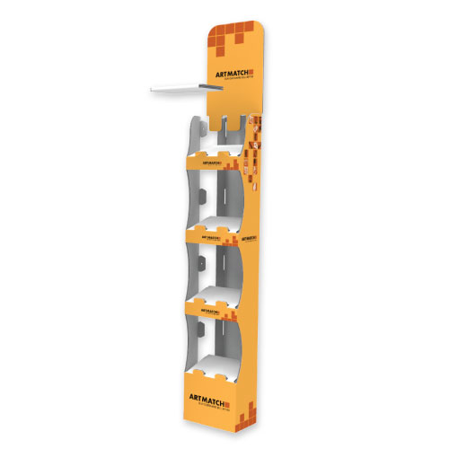 DISPLAY 235x160x1190+350 MM HEADER - CORRUGATED CARDBOARD