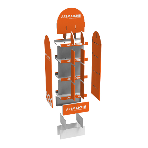 DISPLAY 440x600x1540+285 MM HEADER - CORRUGATED CARDBOARD