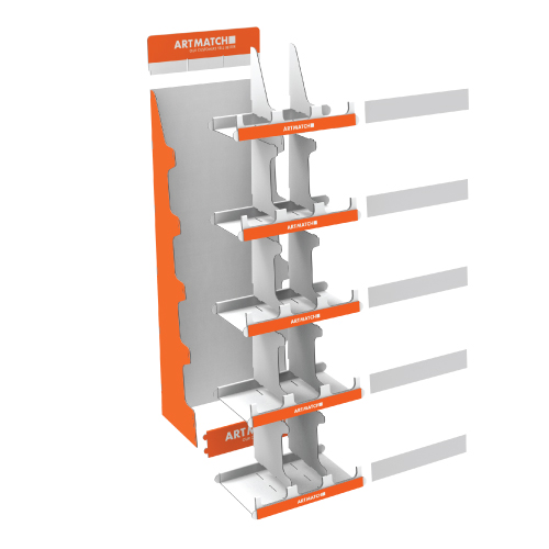 DISPLAY 405X575X1680+120 MM HEADER - CORUGATED POLYPROPYLENE 