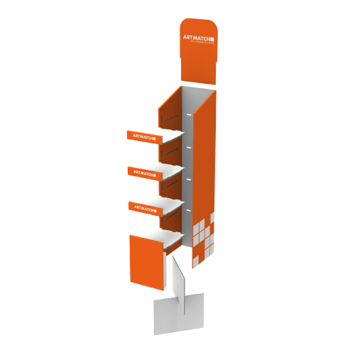 DISPLAY 328x295x1275+290 MM HEADER - CORRUGATED CARDBOARD