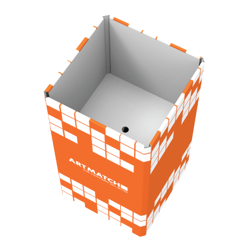 DISPLAY 460X460X855 MM - CORRUGATED POLYPROPYLENE