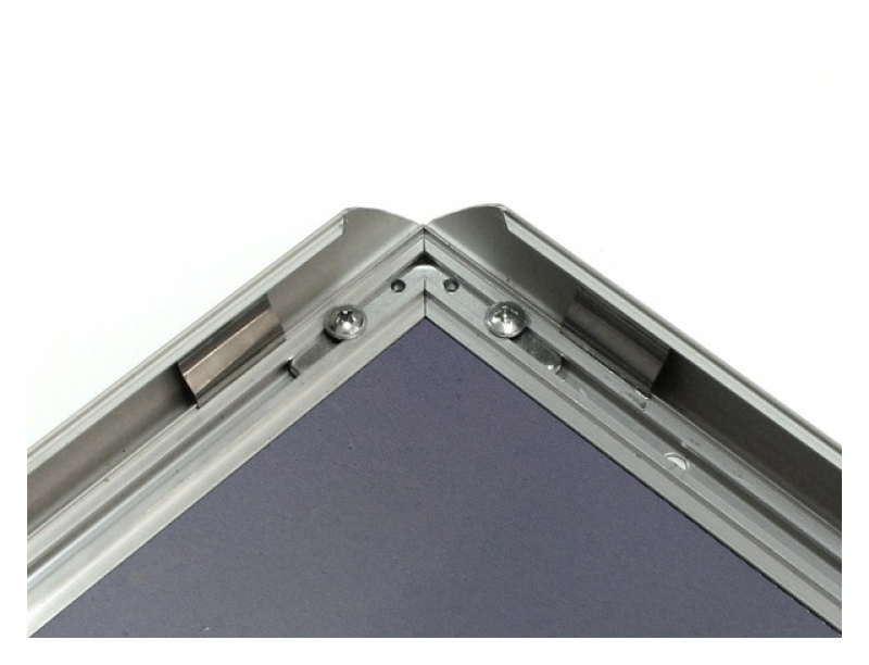 ALU-SNAP TYPE FRAME WITH CHROMIUM MITRED CORNERS, A3 (297X420 MM), 25 MM PROFILE