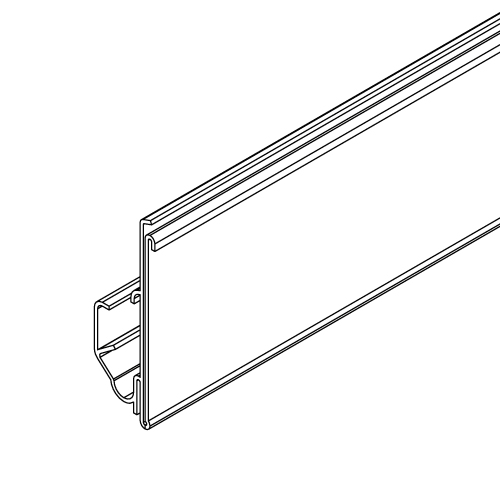 KE PROFILE, 39X0655 MM, MECHANICAL FIXING ON WIRES, 25 DEGREES ANGLE, WITH GRIP