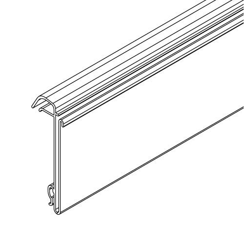 PROFILE FOR WIRE FIXING (KE) WITH DOUBLING CLIP, 53X1160 MM SIZE