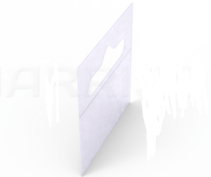 EURO SLOT HANG TAB, 50X50 MM, FIXING SURFACE 29X50 MM,