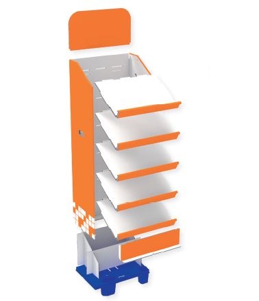 39 KG, DISPLAY 400x600x1505+250 MM HEADER