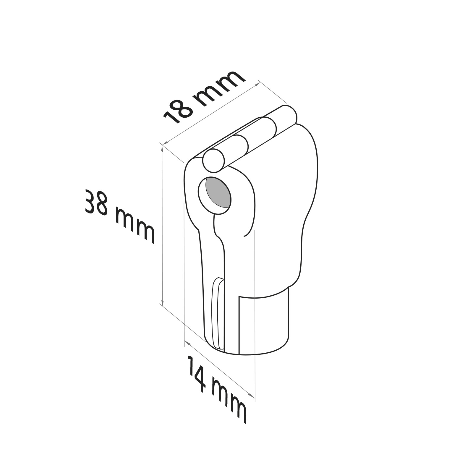 ANTI-THEFT SYSTEM FOR SINGLE HOOK