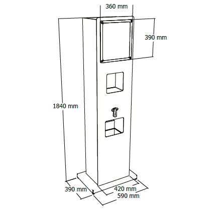 AM7 NO TOUCH DISINFECTION STATION