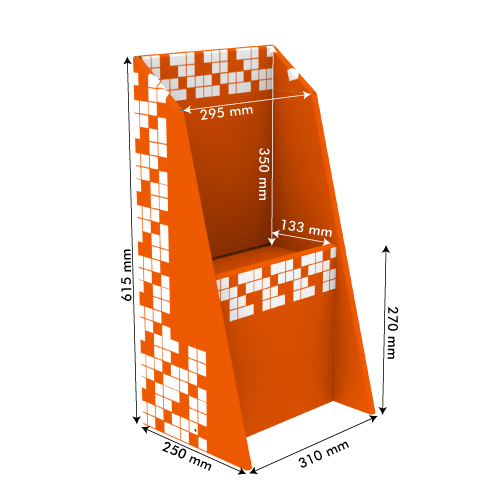 6 KG, COUNTER DISPLAY 250X310X615 MM